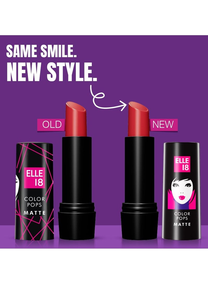 Elle 18 Color Pop Matte Lip Color R35 Red Wave  4.3 g - Image 3