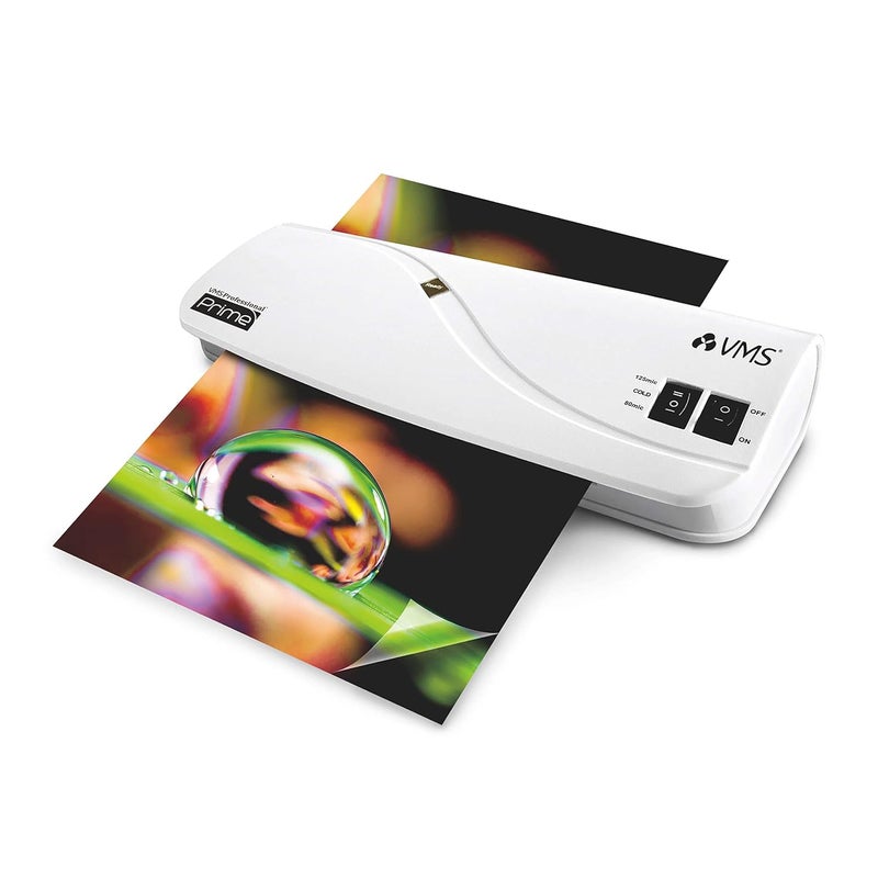 VMS LM Prime Thermal Lamination/Laminating Machine Hot & Cold A4 Laminator (Photos ID,I-Card,Documents,Certificate) - Image 1
