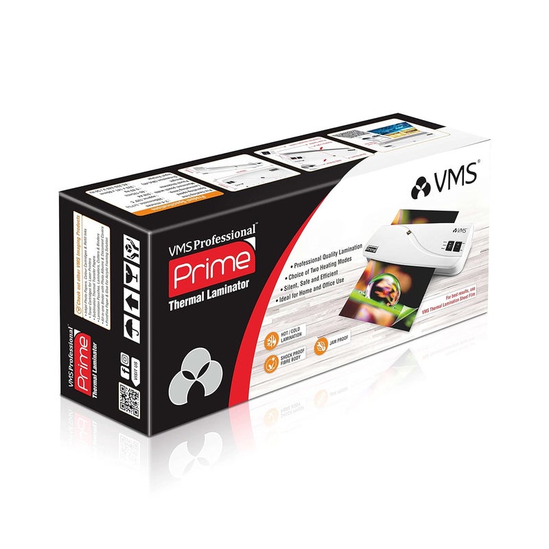 VMS LM Prime Thermal Lamination/Laminating Machine Hot & Cold A4 Laminator (Photos ID,I-Card,Documents,Certificate) - Image 4