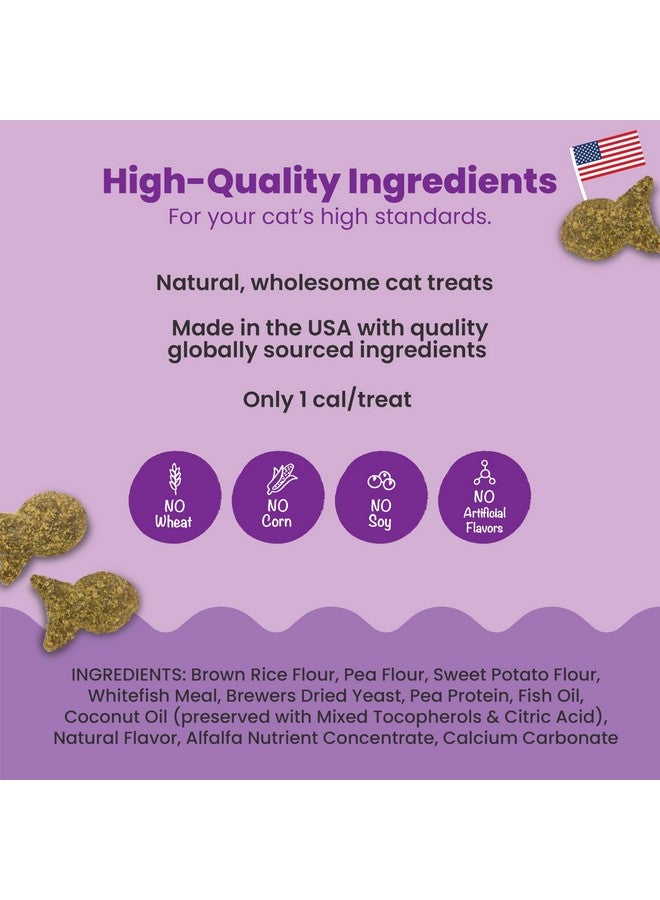 Catstages by Nina Ottosson Purrfect Bitez Natural Crunchy Cat Treats for Puzzles, Toys, and More, Real Whitefish Flavor - Image 3