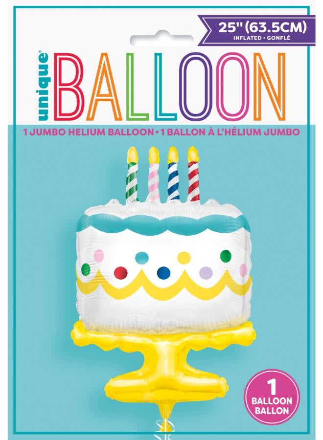 Unique Giant Birthday Cake Shaped Balloon - Image 3