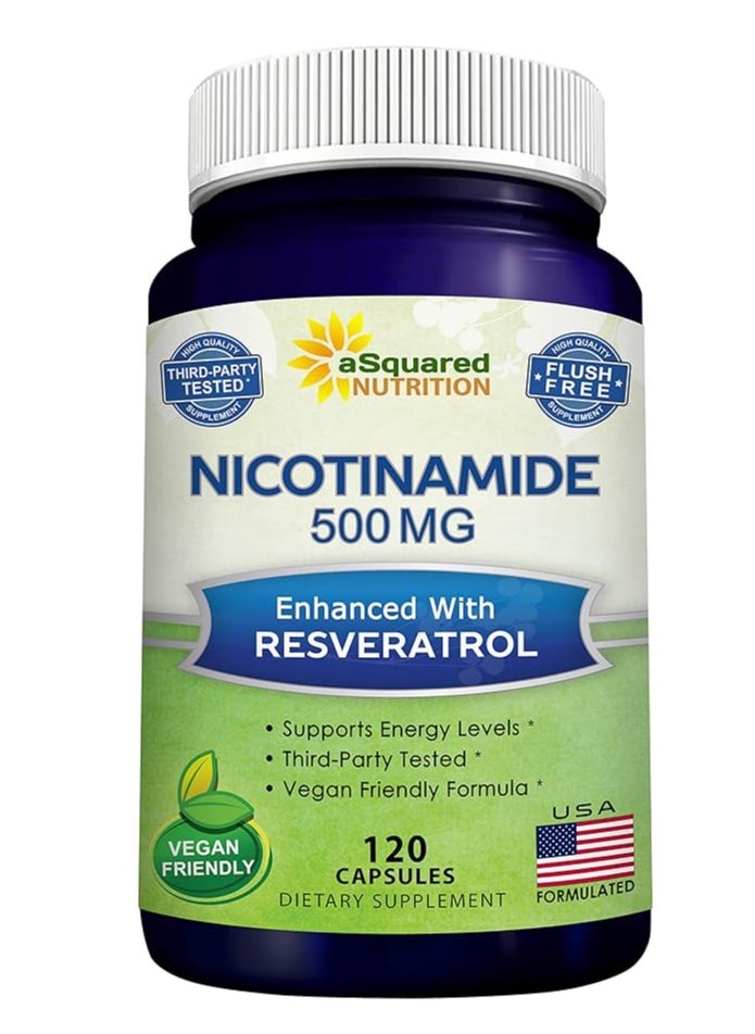 Nutrition Nicotinamide with Resveratrol 120 Veggie Capsules - pzsku/Z8E41E5A064232A4578AFZ/45/_/1735998442/7ec1efae-237e-402e-91e1-40be28885b09