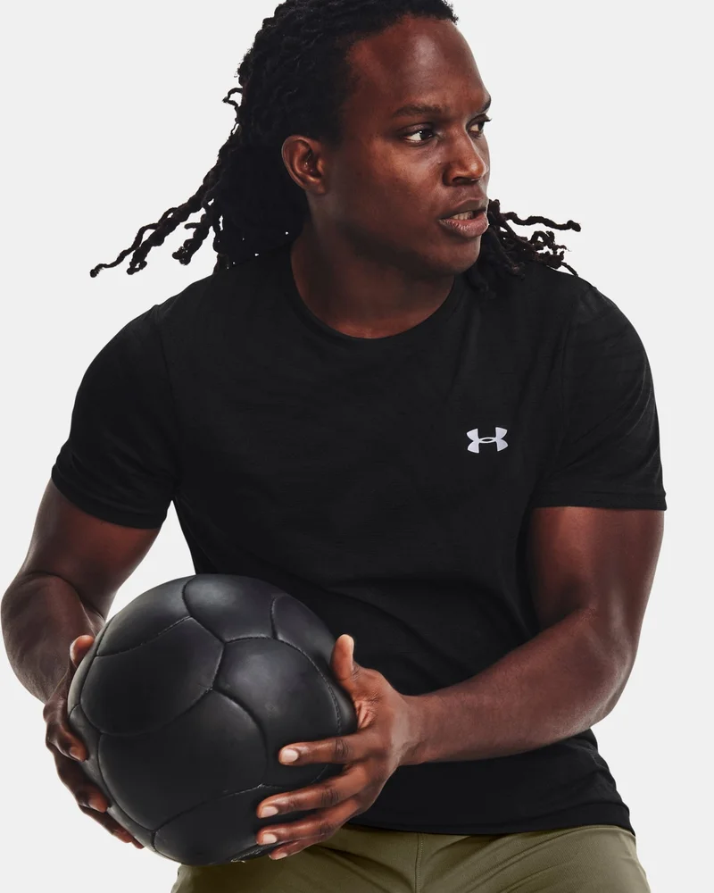Under Armour Black Men's UA Seamless Surge T-Shirt for Men | Best Price UAE