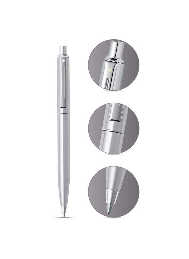 شيفر قلم حبر جاف Sheaffer Sentinel 323 من الكروم المصقول مع حواف من الكروم  - Image 2