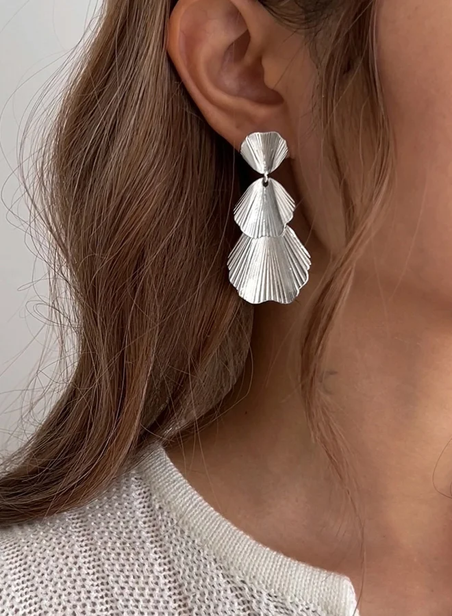 Take Two Retro Big Pendant Earrings