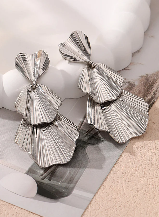 Take Two Retro Big Pendant Earrings