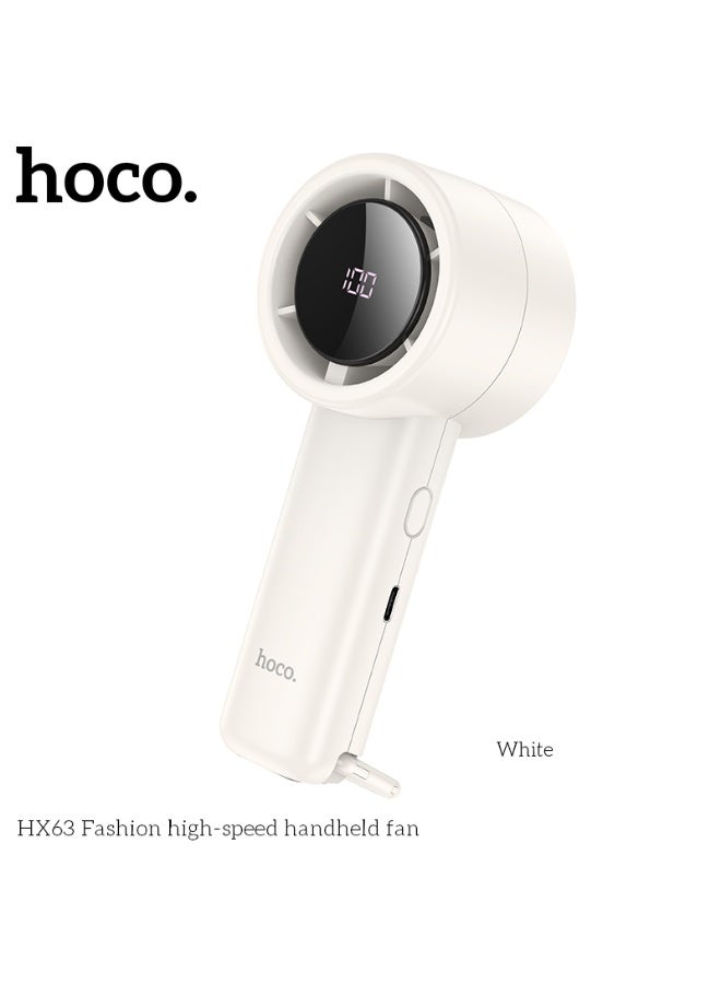 hoco. HX63 Fashion high-speed handheld fan - Image 1