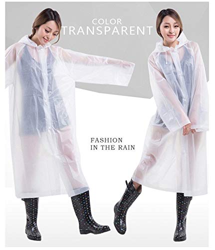 Visions India Unisex's Rain Coat (EvaRaincoat-White - Image 2