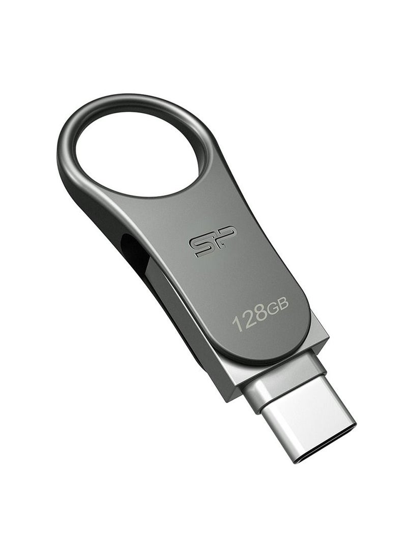 سيليكون باور - فلاش ميموري 128 جيجابايت - USB + Type-C - Image 1