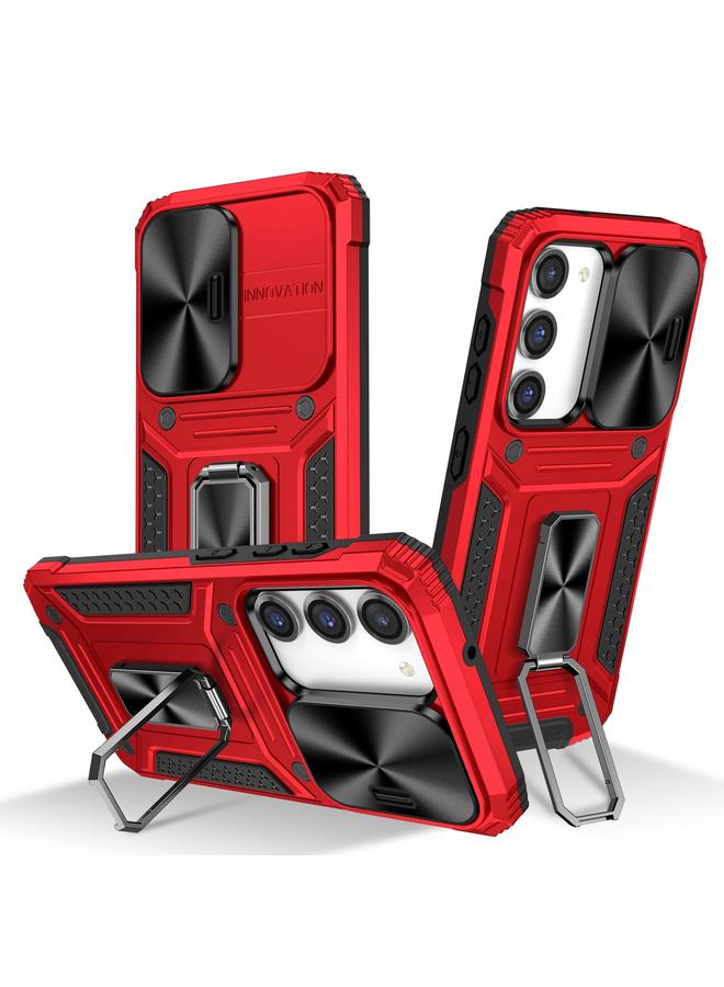 اس-توب جراب لهاتف Samsung Galaxy S23 5G Camshield Robot TPU Hybrid PC Phone Case - Image 1