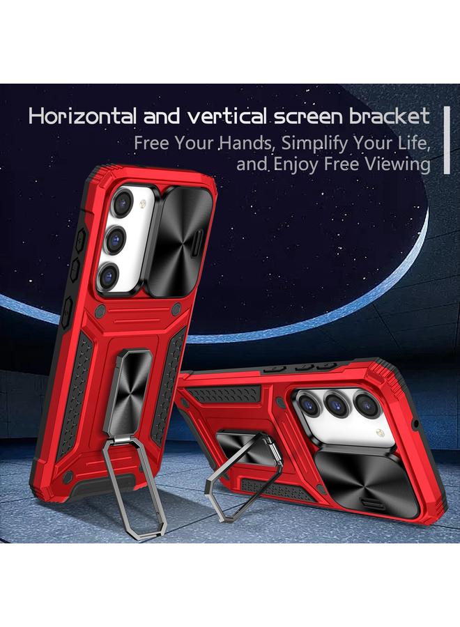 اس-توب جراب لهاتف Samsung Galaxy S23 5G Camshield Robot TPU Hybrid PC Phone Case - Image 5