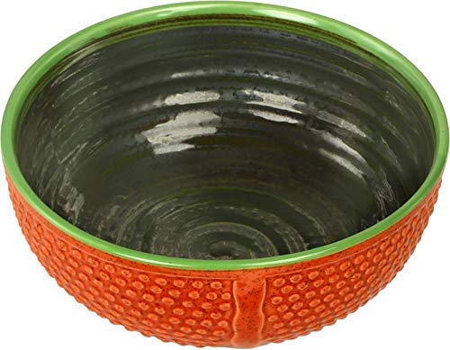 Caffeine Ceramic Handmade red & Green Patti Serving Bowl - Image 2