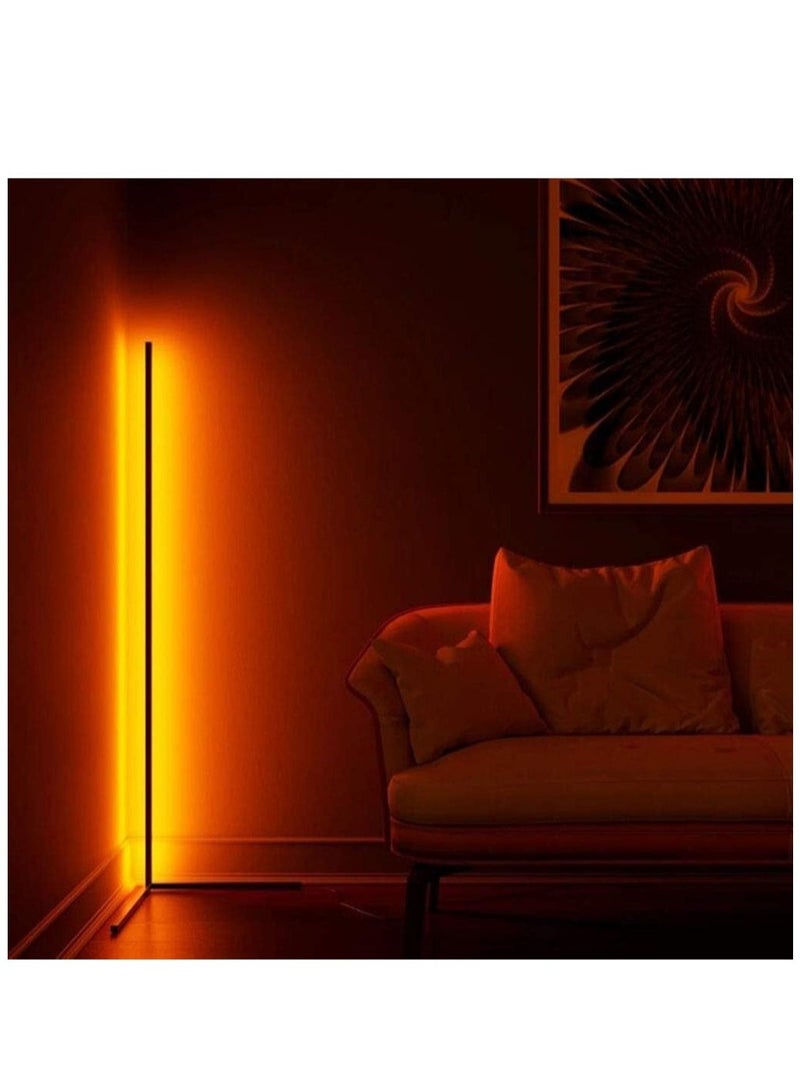 ELTRAZONE "Modern RGB Floor Lamp - Corner Standing Lamp with Adjustable Brightness & Color Temperature, Remote Control for Living Room & Bedroom" - Image 4