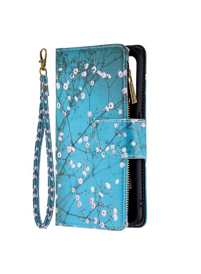 S-TOP Case For OPPO A94 5G/F19 Pro+ 5G/Reno5 Z 5G Colored Drawing Pattern Zipper Horizontal Flip Leather Case with Holder & Card Slots & Wallet - Image 2