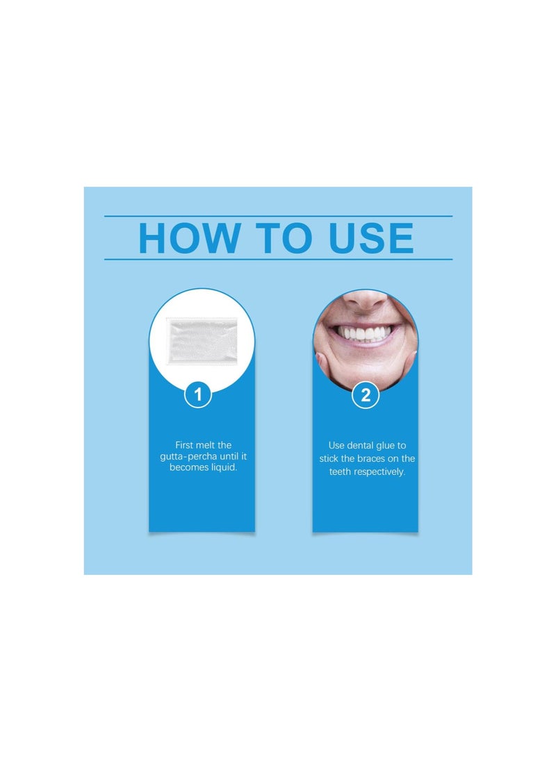 Generic - Denture Silicone Reline Kit - Soft Denture Reline Kit, Silicone Reline Kit for Dentures, Soft Denture Silicone Reline Kit, Snap on Soft Denture Reliner Kit for Upper and Lower Denture (100g) - Image 1