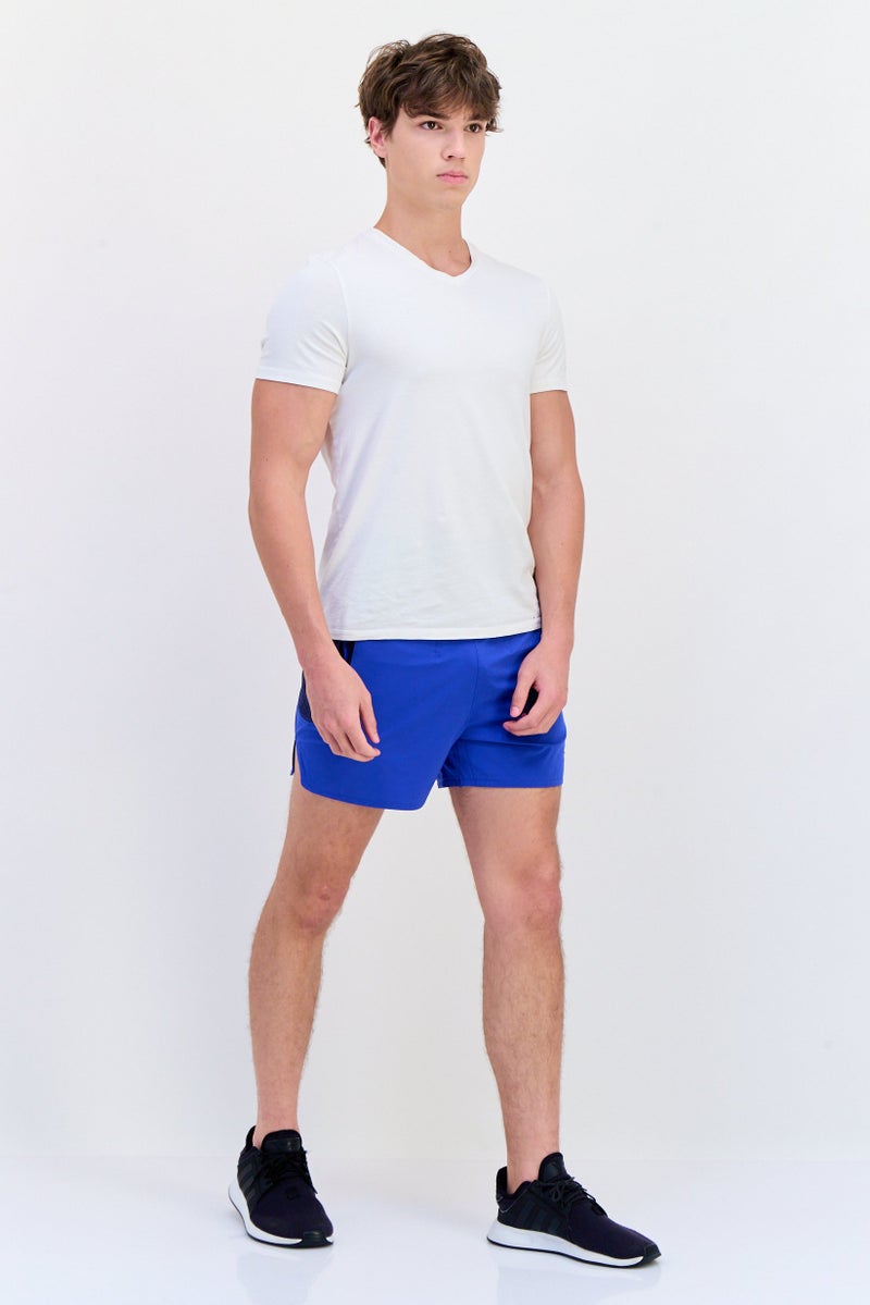 Nike Men Standard Fit 5 Length Running Shorts, Blue  - Image 2
