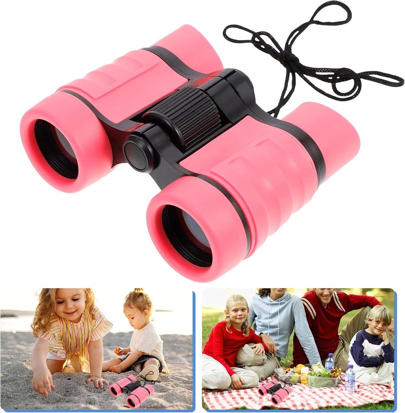 klarako Children's Binoculars Powerful Binocular Compact Binocular Binoculars for Kids Binocular for Sightseeing Kids Binoculars Birding Binocular Mini Binocular Handle Non-Slip Plastic 4X - Image 5