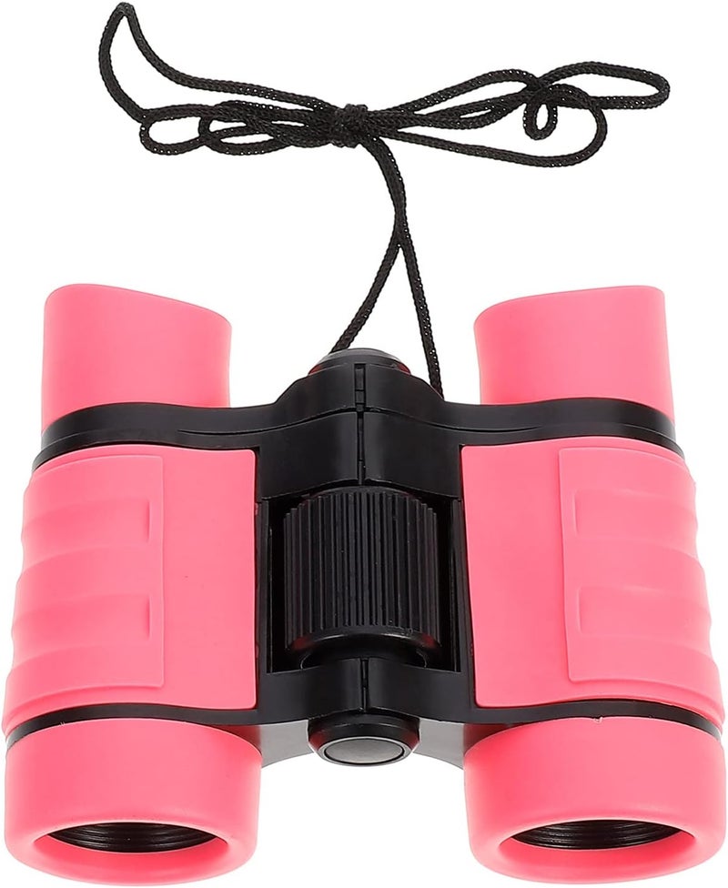 klarako Children's Binoculars Powerful Binocular Compact Binocular Binoculars for Kids Binocular for Sightseeing Kids Binoculars Birding Binocular Mini Binocular Handle Non-Slip Plastic 4X - Image 1
