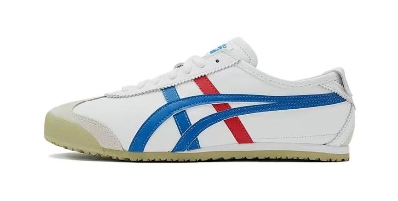 Onitsuka Tiger Original Men's and Women's Shoes - Bruce Lee Blue Mexico66 Casual Sneakers