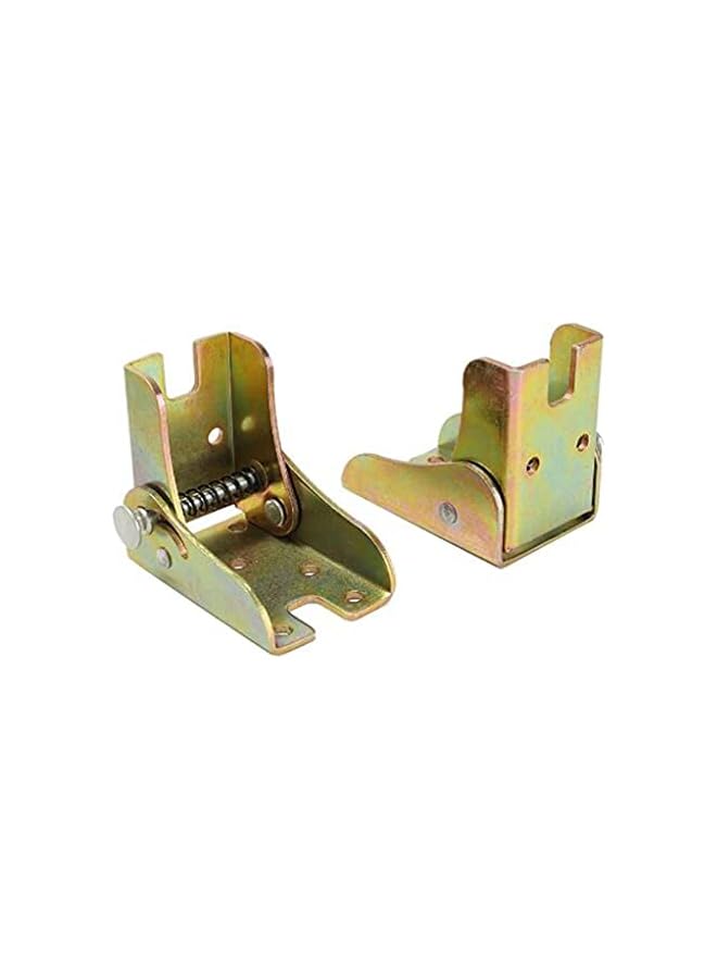 PROMASS promass 2 Pack Folding Bracket-Self-Locking Hinge-Leg Fittings and Angle Braces-for Folding Legs ， Folding Worktables ，Kitchen Folding Table Extensions ， Laundry Garage ，Boats ， Beds ， Tables ，  - Image 2