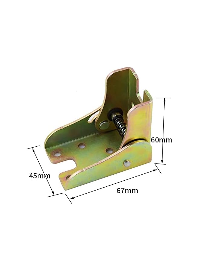 PROMASS promass 2 Pack Folding Bracket-Self-Locking Hinge-Leg Fittings and Angle Braces-for Folding Legs ， Folding Worktables ，Kitchen Folding Table Extensions ， Laundry Garage ，Boats ， Beds ， Tables ，  - Image 3