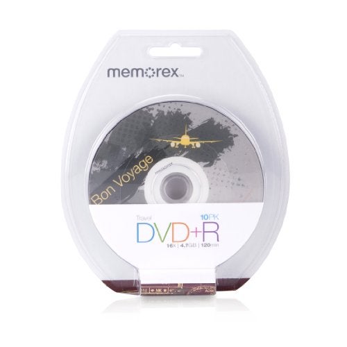 Memorex Travel 10PK DVD-R Disc - Image 1