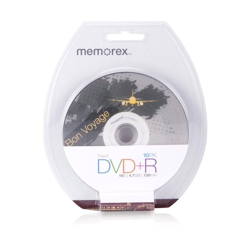 Memorex Travel 10PK DVD-R Disc - Image 3