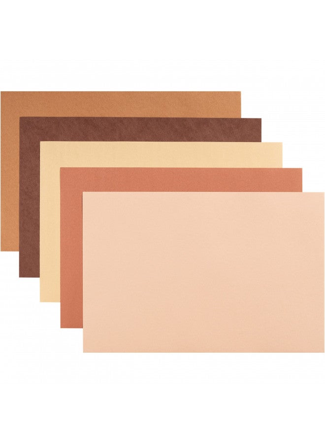 Pacon Prang (Formerly SunWorks) Shades of Me Construction Paper, 5 Assorted Skin Tone Colors, 12" x 18", 50 Sheets - Image 3