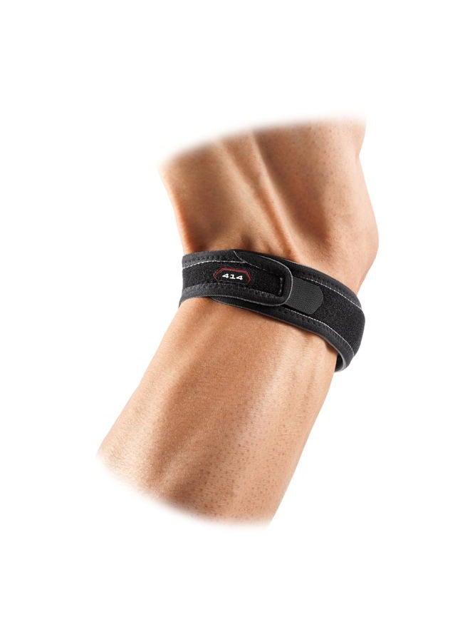 McDavid Knee Support Strap Band, Pain Relief, Patella Tendon Support, Tendonitis, Jumpers Knee Brace, Runners Knee, Adjustable for Men & Women, Black, Large - Image 3