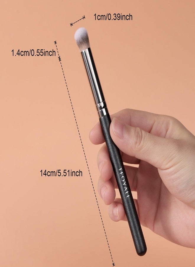 TEOYALL Eyeshadow Blending Brush, Soft Dense Synthetic Bristles Crease Brush For Powder Cream Contour Bronzer Concealer - Image 5