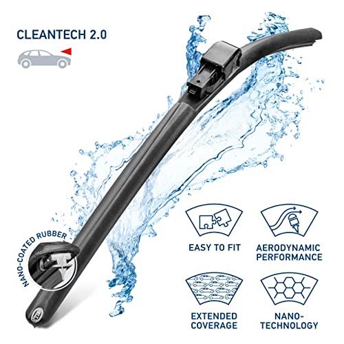 HELLA 358054221 CLEANTECH Wiper Blade, 22", Single, 1 Pack - Image 2