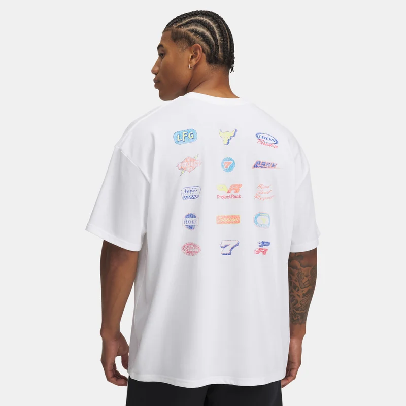 اندر ارمر تيشيرت بروجكت روك برسومات جرافيكية للرجال