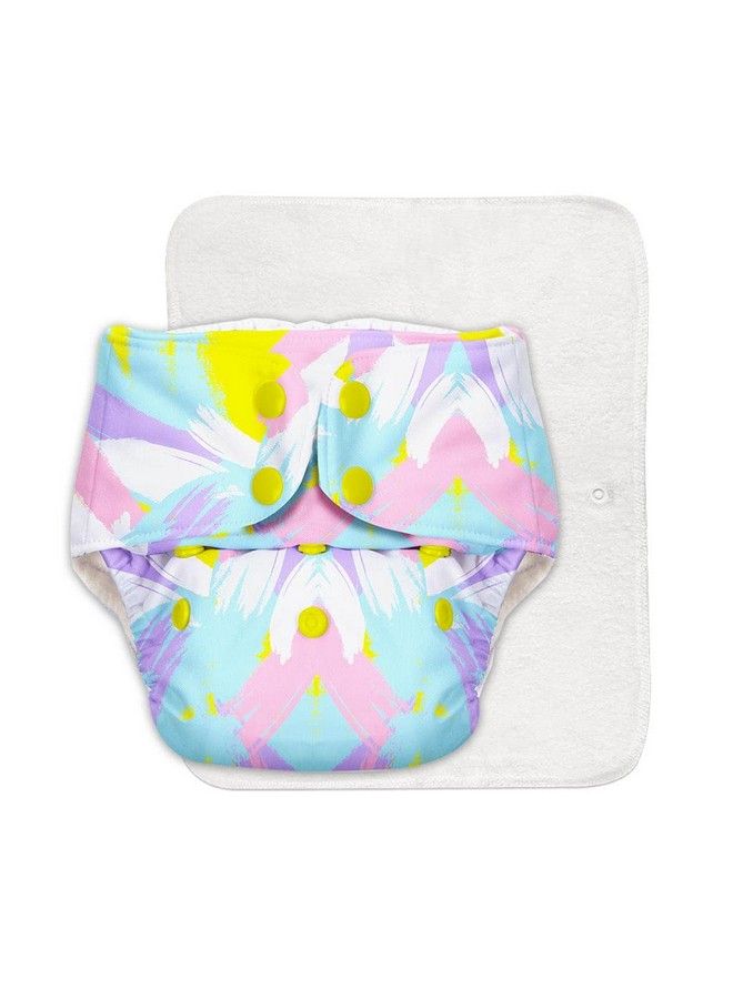 Superbottoms Basicassorted Pack Of 4 (2 Shell + 2 Insert) Cloth Diaper For Baby ;Washable & Reusable Cotton Cloth Diaper ;03 Years ;Freesize & Adjustable ;Reduces Rash ; With Quick Dry Pad Insert - Image 5