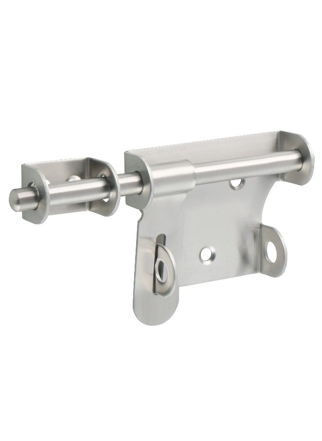Generic Gate Latch Bolt Lock, Gate Locks for Wooden Gates Garden Shed Locks, 6-Inch Stainless Steel Brushed Finished  - Image 1