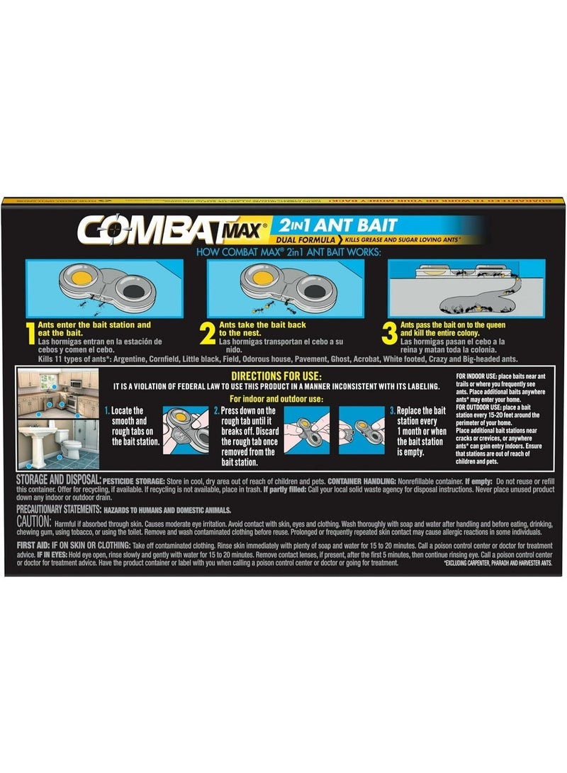 Combat Max Ant Killing Bait Stations, Indoor and Outdoor Use, 6 Count - Image 2