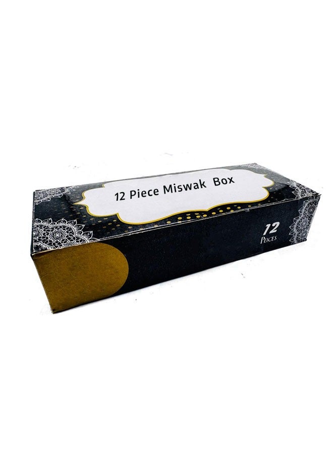 12 Pieces Multicolor Prayer Caps + 1 Box Peelu Wood Miswak Sticks | Islamic Essentials Combo Gift Set for Men | Sunnah Oral & Worship Kit - Image 4
