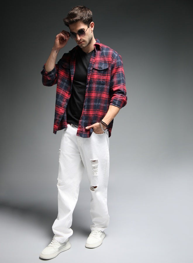 HIGH STAR Men White Jeans 