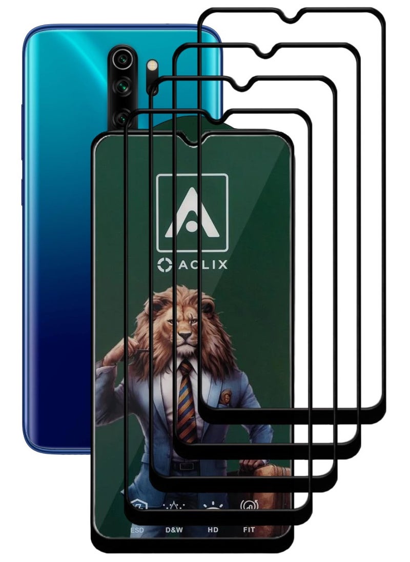 ACLIX 4 Pieces Antistatic ESD Dustproof Premium Quality High Definition Tempered Glass Screen Protector Designed For Xiaomi RedmiNote 8 Pro - Image 1