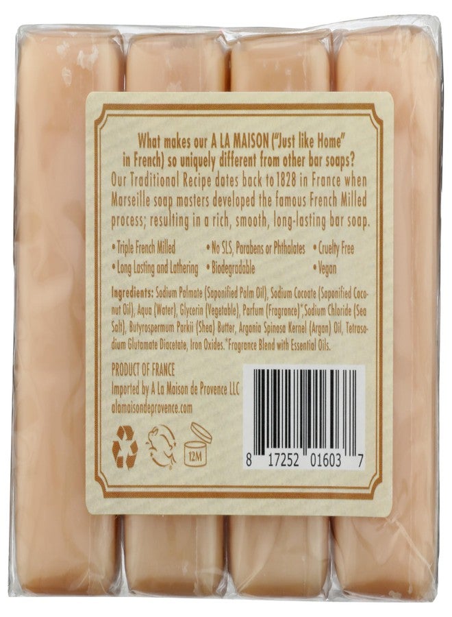 A LA MAISON Orange Bergamot Bar Soap - Triple French Milled Natural Moisturizing Hand Soap Bar (4 Bars of Soap, 3.5 oz - Image 2