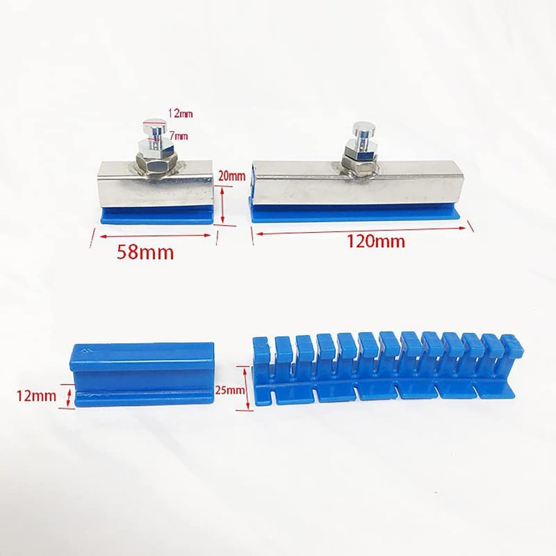 CYGOODS 10pcs/Set Adhesive Blue Green Glue Tabs Tools Kit for Car Paintless Dent Repair Tool Auto Dent Repair Tools Long Dent Repair Tools - Image 5