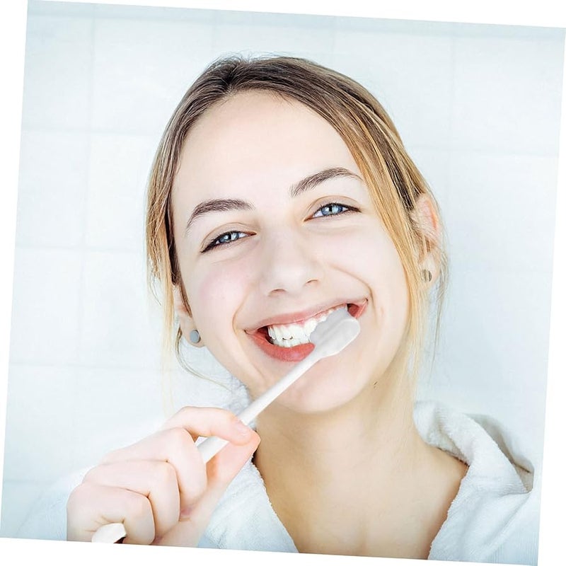 8 Pcs Soft Bristles Toothbrush For Adults Deep Cleaning Portable Travel Pack - Image 4