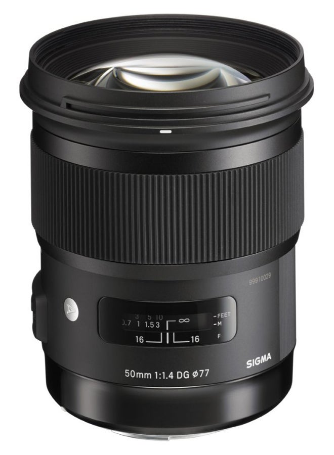 SIGMA 50mm f/1.4 EX DG Lens Black - Image 1