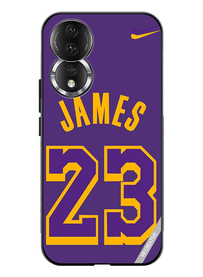 VR CREATIVE Protective Case Cover For Honor 80 James 23 Purple Design Multicolour - Image 1