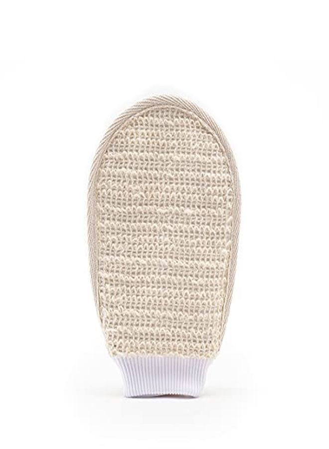 MCaffeine Exfoliating Bath Glove For Body Cleansing And Scrubbing ; Made Of 100% Natural Fibre ; Gentle On The Skin ; Sustainable Unisex ; Easy To Use  - Image 2