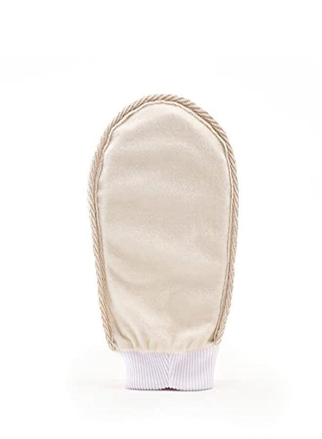 MCaffeine Exfoliating Bath Glove For Body Cleansing And Scrubbing ; Made Of 100% Natural Fibre ; Gentle On The Skin ; Sustainable Unisex ; Easy To Use  - Image 3