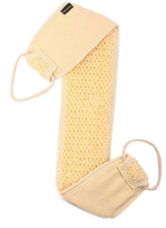 Waritex - Back loofah & Massage Strap with rope handle - Image 1