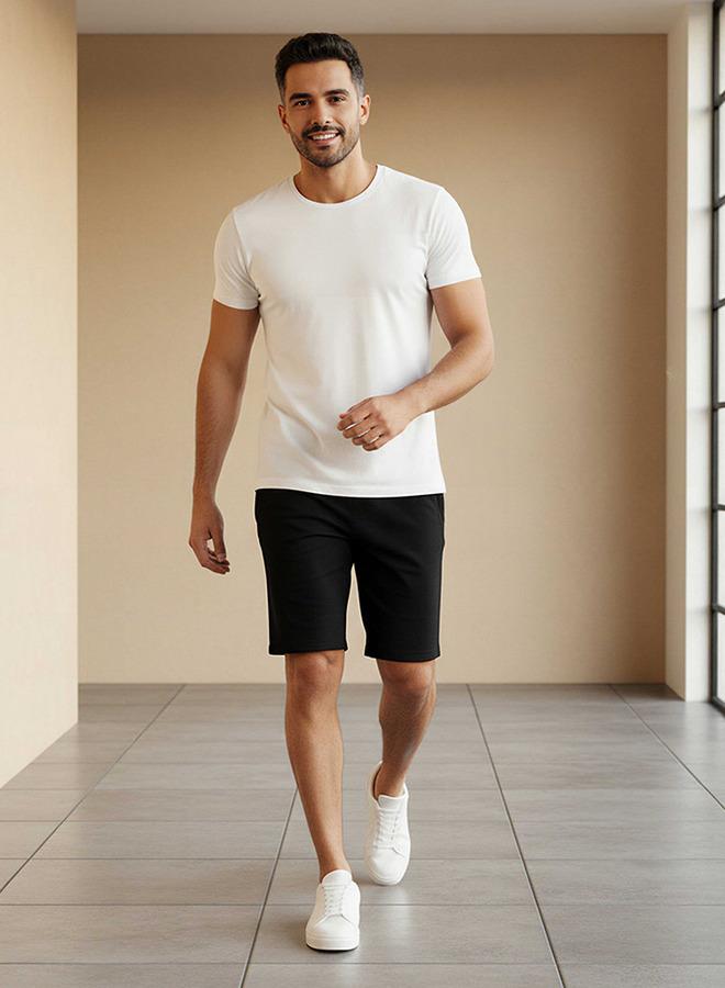 Active Shorts with Drawstring Closure and Zip Pockets - Image 2