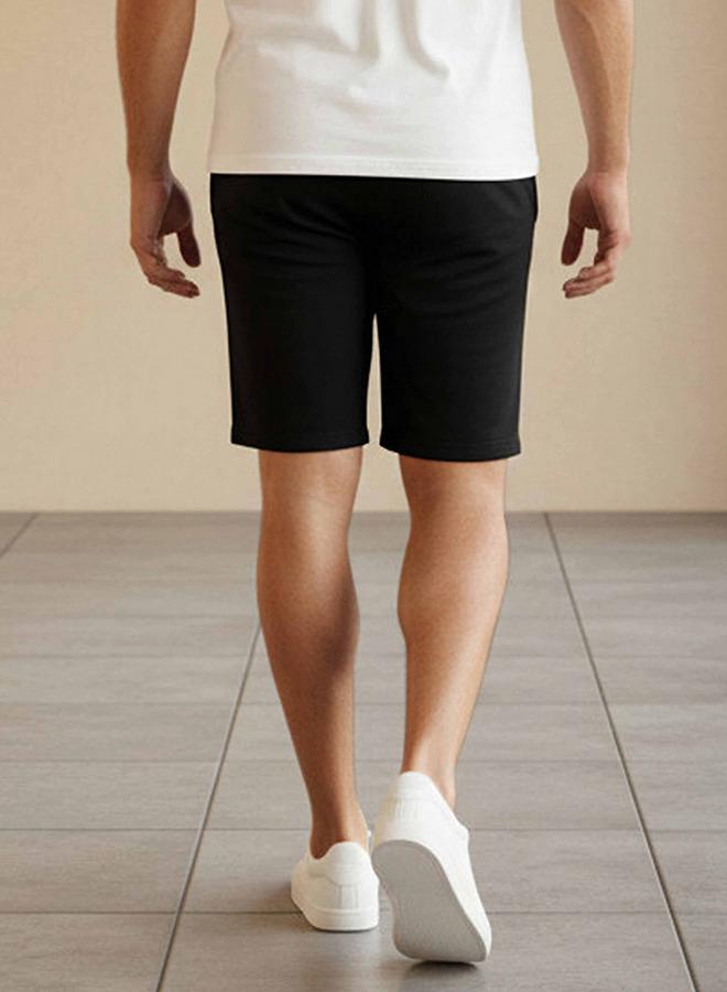 Active Shorts with Drawstring Closure and Zip Pockets - Image 3