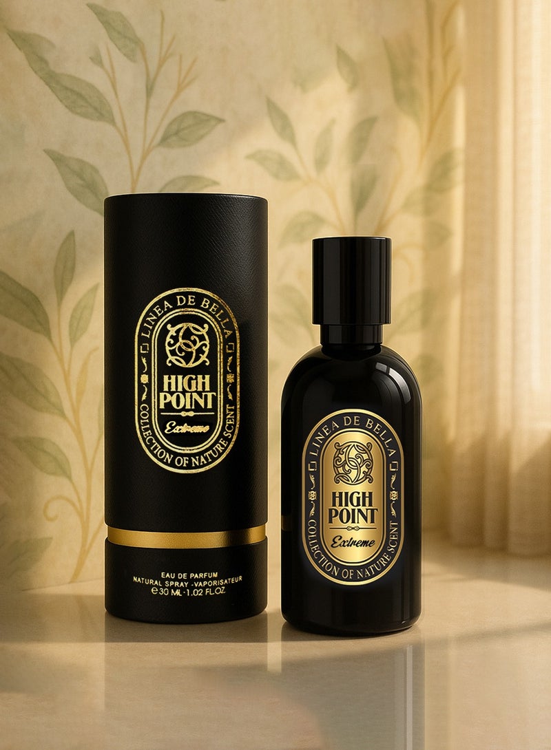 Linea De Bella Highpoint Collection Extreme Eau De Parfum 30ML – Long Lasting Unisex Perfume with Woody & Fresh Spicy Notes - Image 2