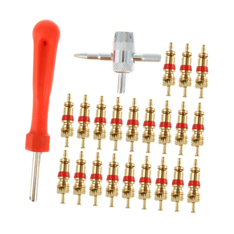 Valve Core Remover Tool Kit Ergonomic Design Compact Lightweight For Tire Repair - Image 2